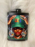 OES Green Diva Flask 8oz