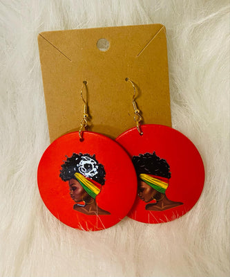 Lady Red earrings