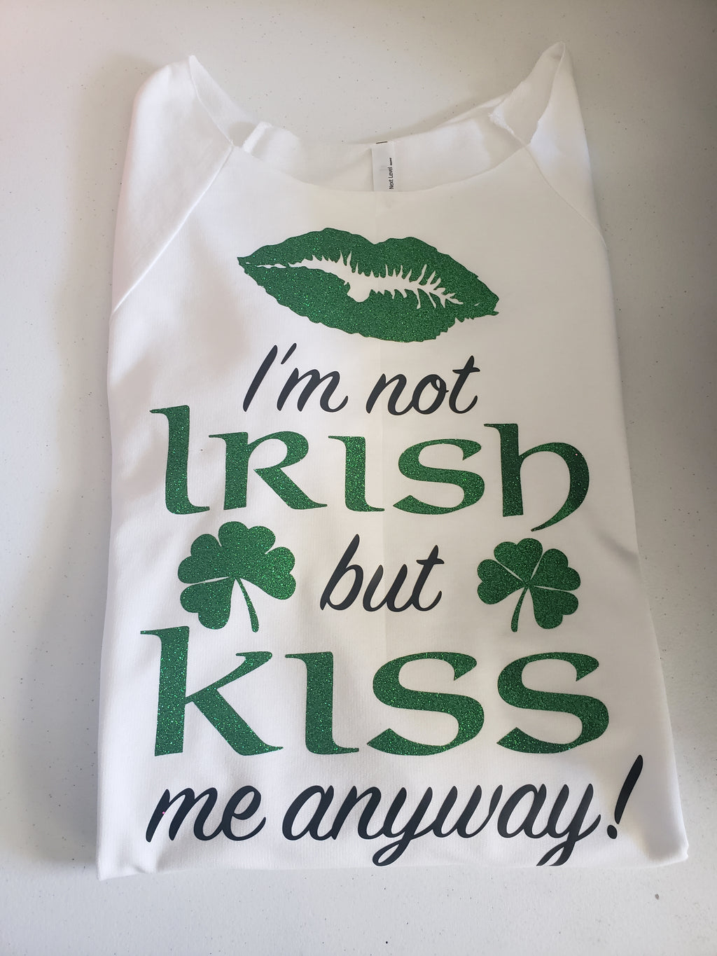 I'm not Irish Long Sleeve wide neck shirt