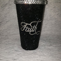 Faith 16oz Blinged Cup