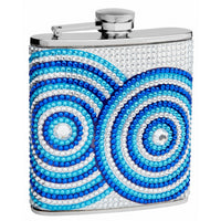6oz Circle Rhinestone Flask